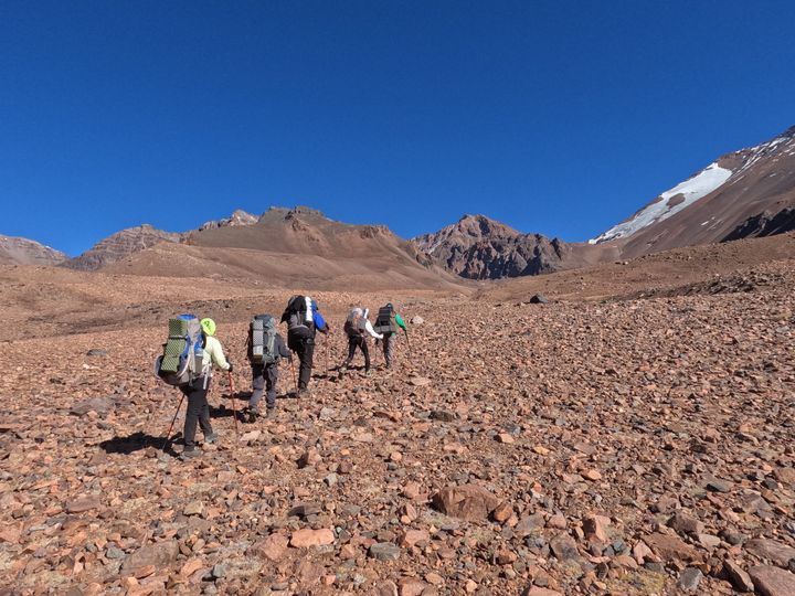 Cordón de Ansilta ascenso al Pico 4, 5127 msnm