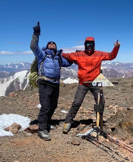 Cerro Plata Andes Aconcagua Expediciones